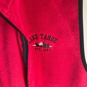 Vintage Lake Tahoe Fleece Vest
